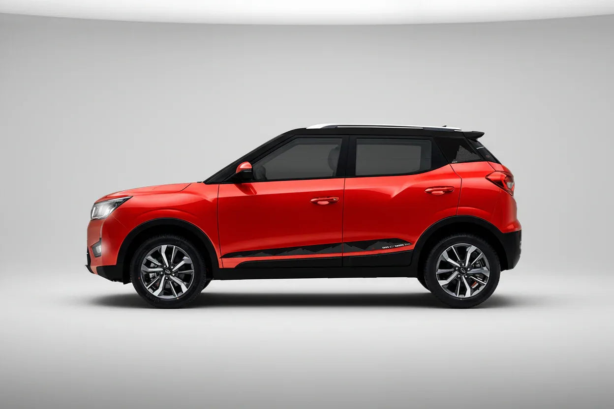 Adventure Edition Graphics for Mahindra XUV 300 red