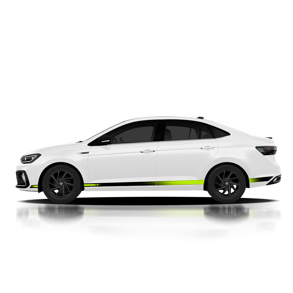 IDE GRAPHICS SERIES - GT Edition Version 2 for Volkswagen Virtus (Candy White)