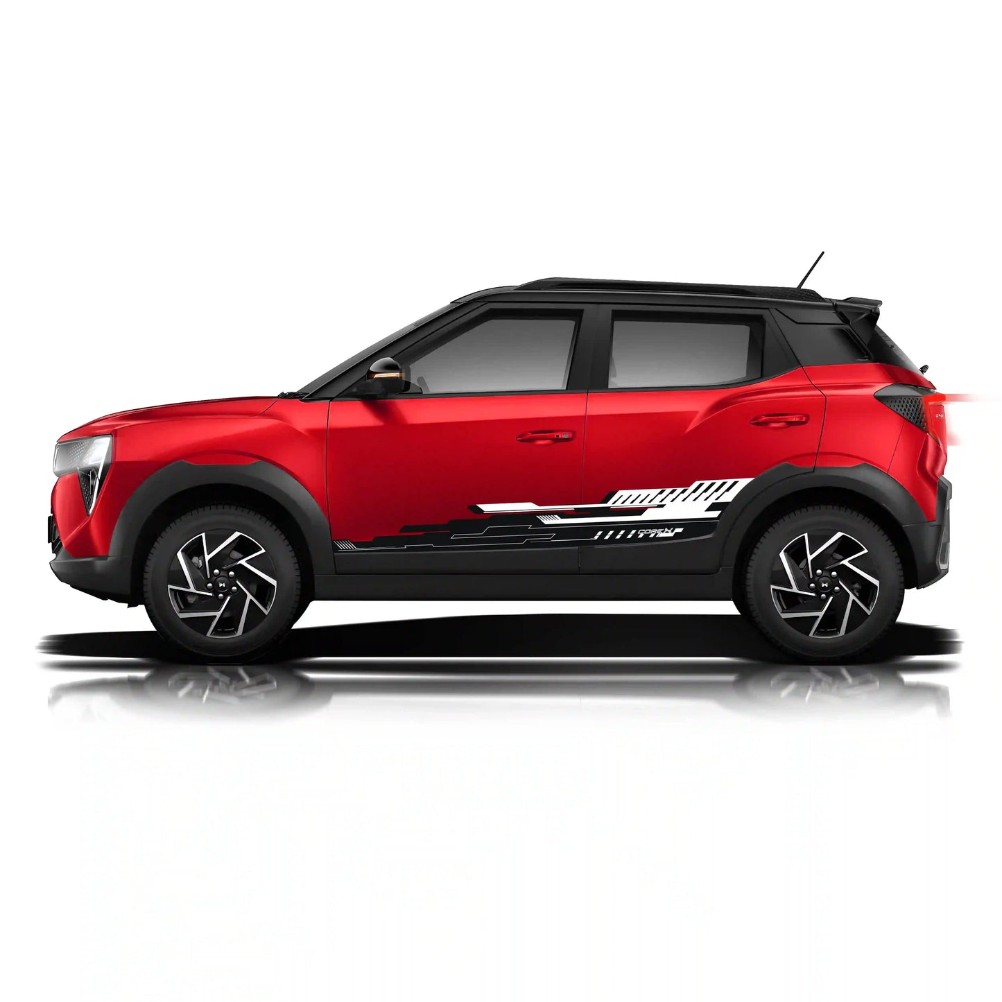 CoreX Edition Car Graphics for Mahindra 3XO White