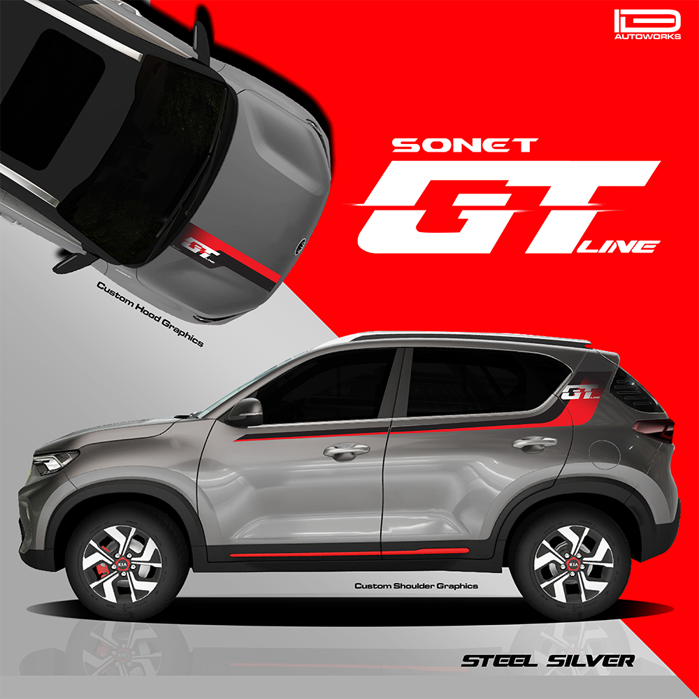 IDE GRAPHICS SERIES / GT EDITION / KIA / SONET (Steel Silver)