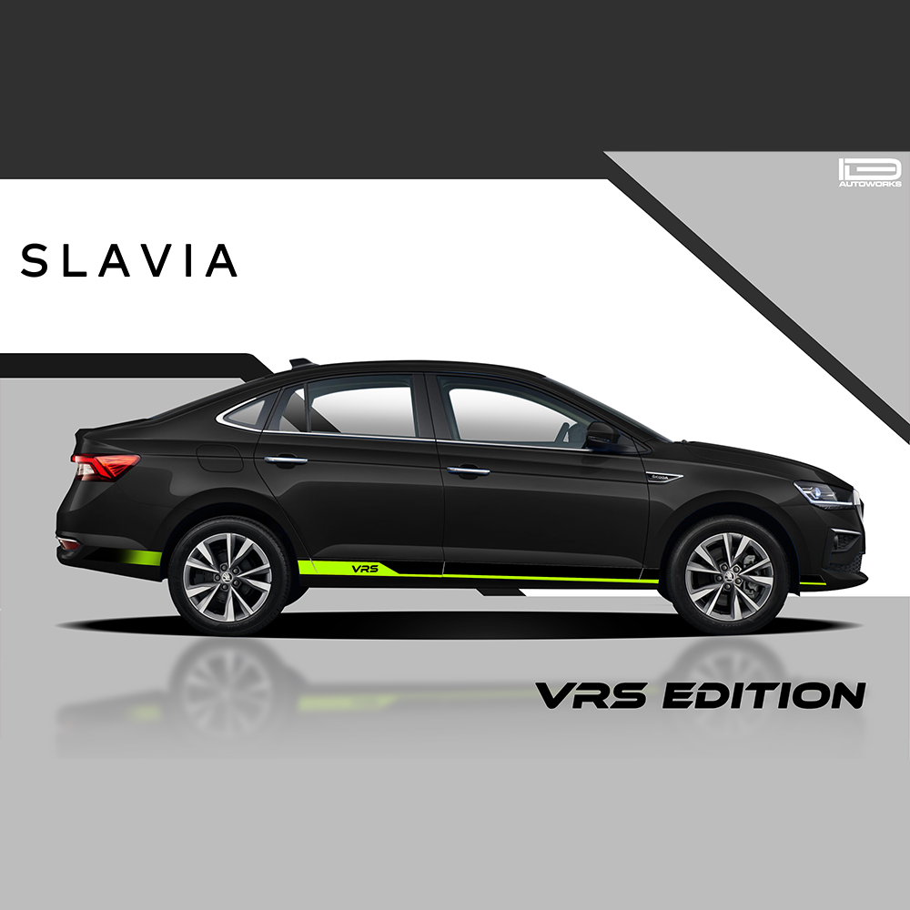 IDE GRAPHICS SERIES - VRS Edition for Skoda Slavia (Carbon Steel)