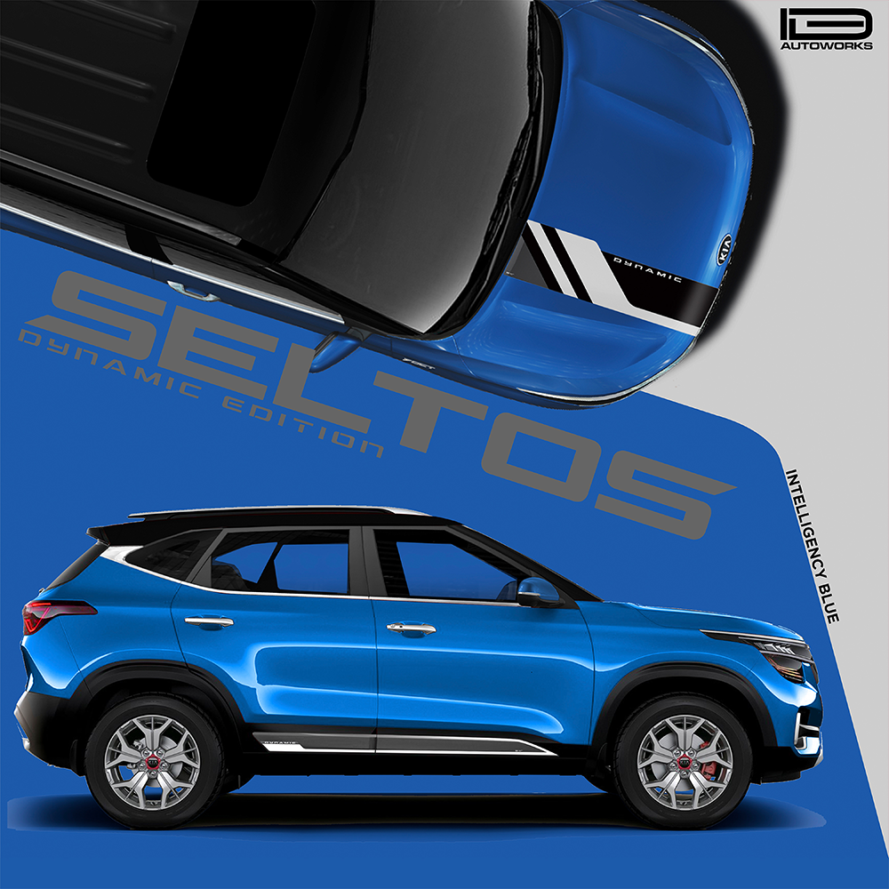 IDE GRAPHICS SERIES -  Dynamic Edition for KIA Seltos /2019-2023 (Intelligence Blue)