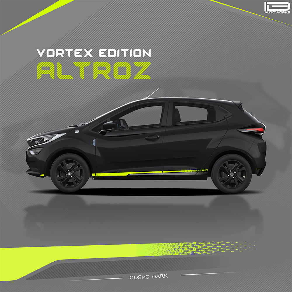 IDE GRAPHICS SERIES - Vortex Edition for Tata Altroz (Cosmo Dark)