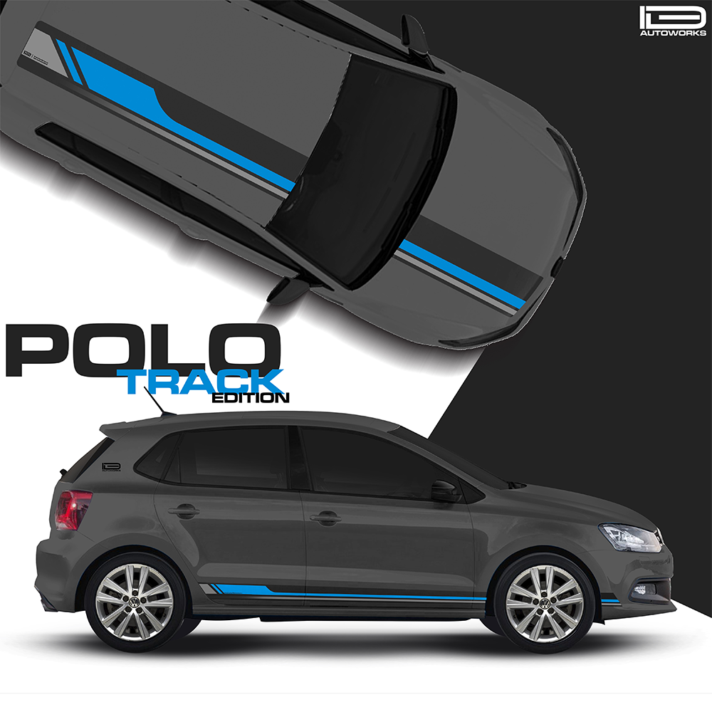 IDE GRAPHICS SERIES - Track Edition for Volkswagen Polo (Carbon Steel)