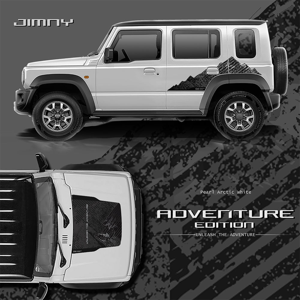 IDE GRAPHICS SERIES - Adventure Edition for Maruti Suzuki Jimny (Pearl Arctic White)