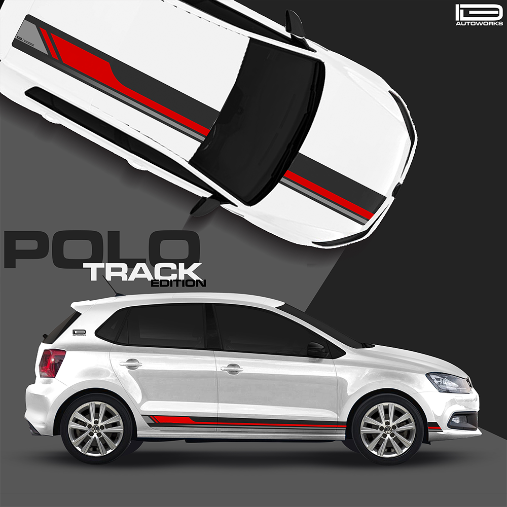 IDE GRAPHICS SERIES - Track Edition for Volkswagen Polo (Candy White)