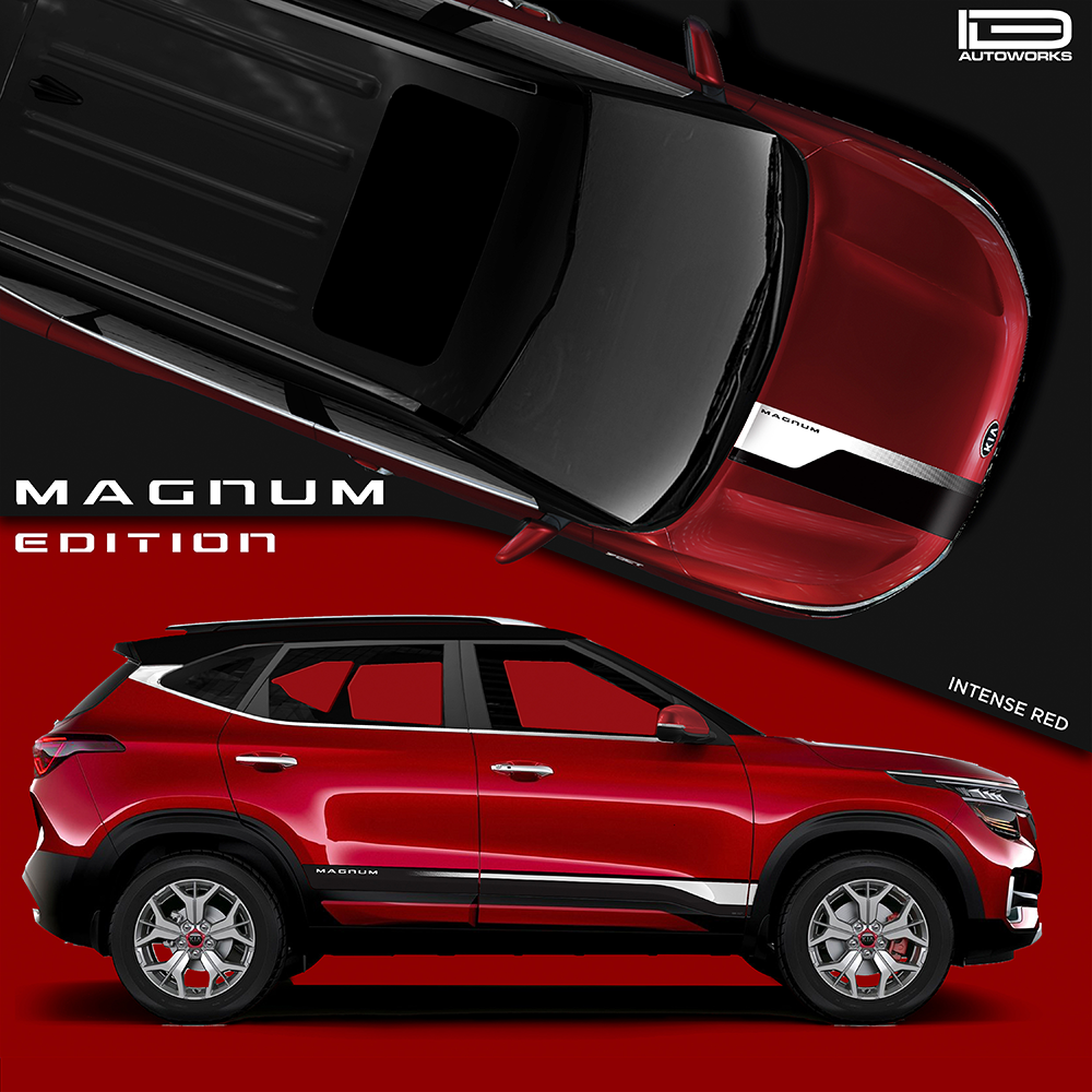 IDE GRAPHICS SERIES - Magnum Edition for KIA Seltos /2019-2023 (Intense Red)