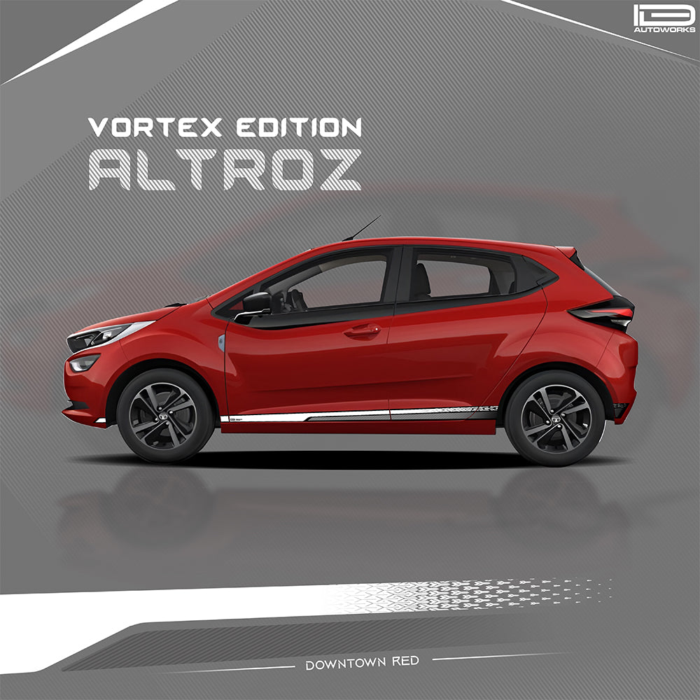 IDE GRAPHICS SERIES - Vortex Edition for Tata Altroz (Downtown Red)