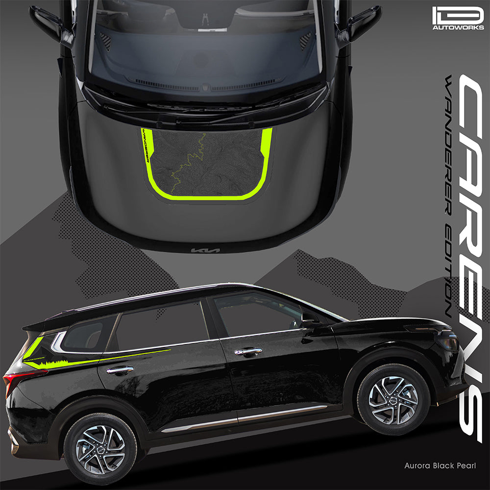 IDE GRAPHICS SERIES - Wanderer Edition for KIA Carens (Aurora Black Pearl)