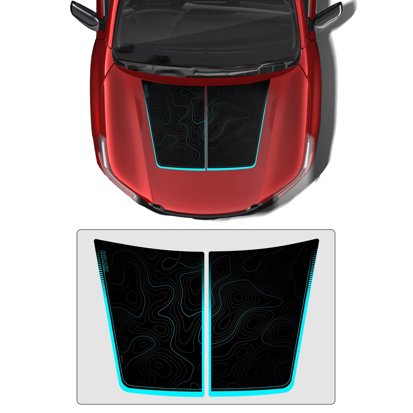 IDE GRAPHICS SERIES - Neo Trail Edition for TOYOTA Hilux (Emotional Red)