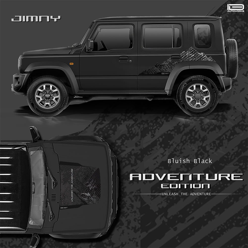 IDE GRAPHICS SERIES - Adventure Edition for Maruti Suzuki Jimny (Granite Gray)