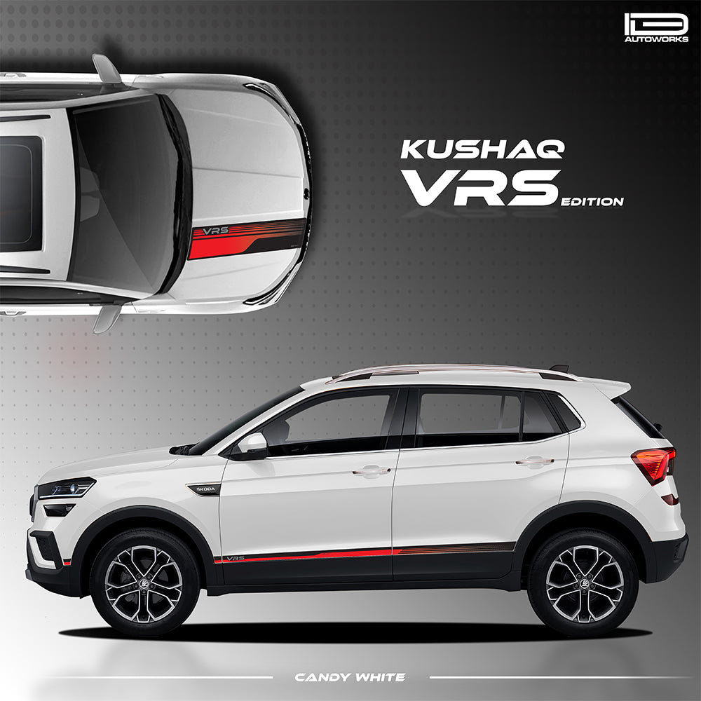 IDE GRAPHICS SERIES - VRS Edition for Skoda Kushaq (Candy White)