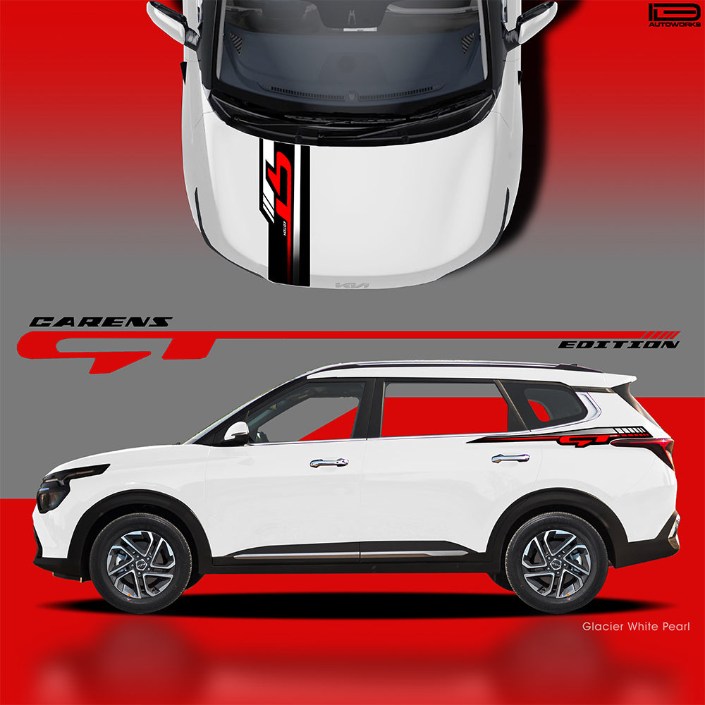 IDE GRAPHICS SERIES - GT Edition for  KIA Carens (Glacier White Pearl)