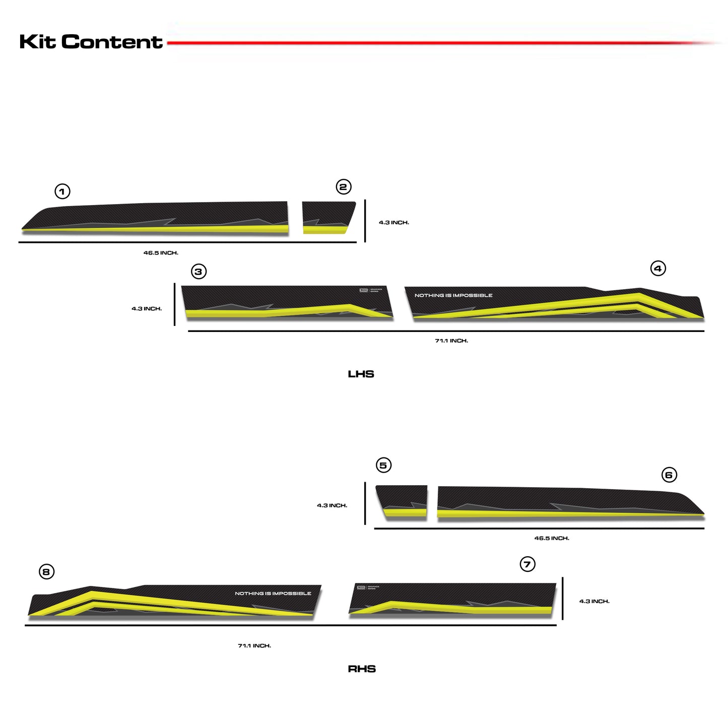 IDE Graphics Series - Trailblazer Edition for Mahindra Thar / Deep Grey