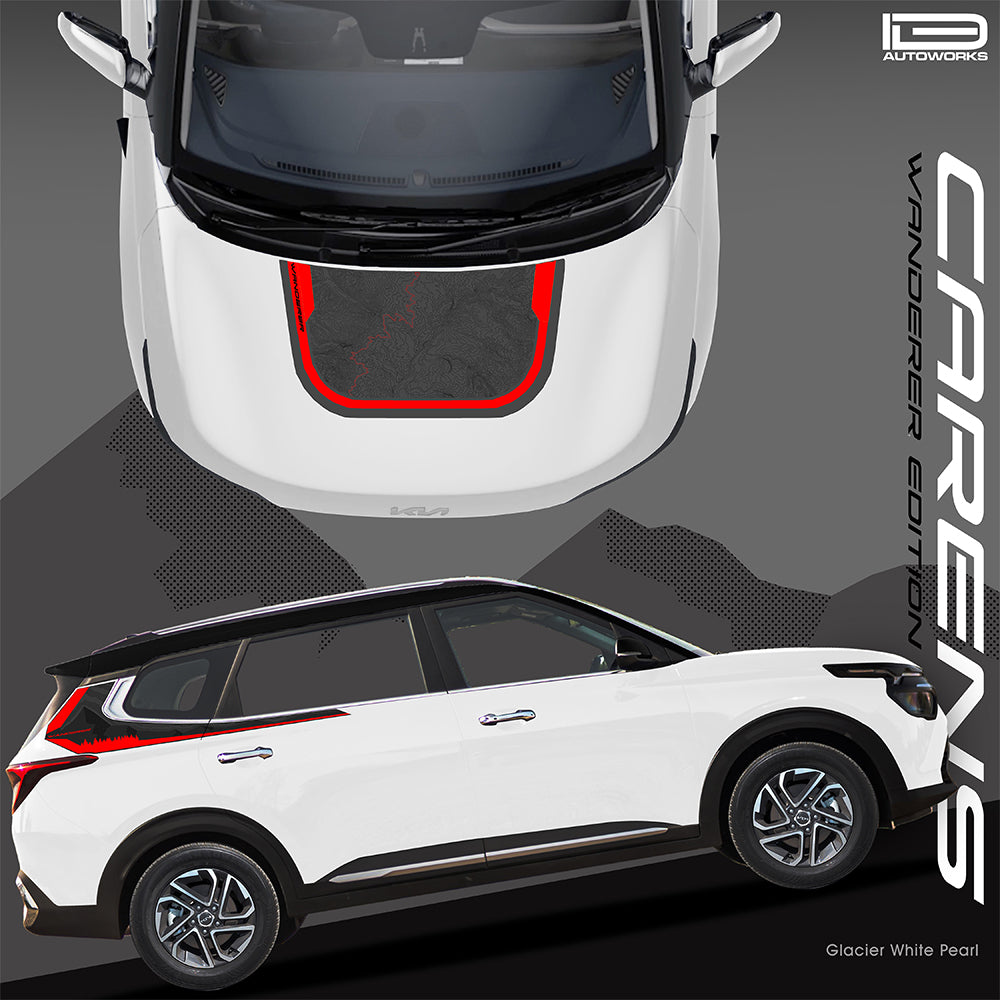 IDE GRAPHICS SERIES - Wanderer Edition for KIA Carens (Glacier White Pearl)