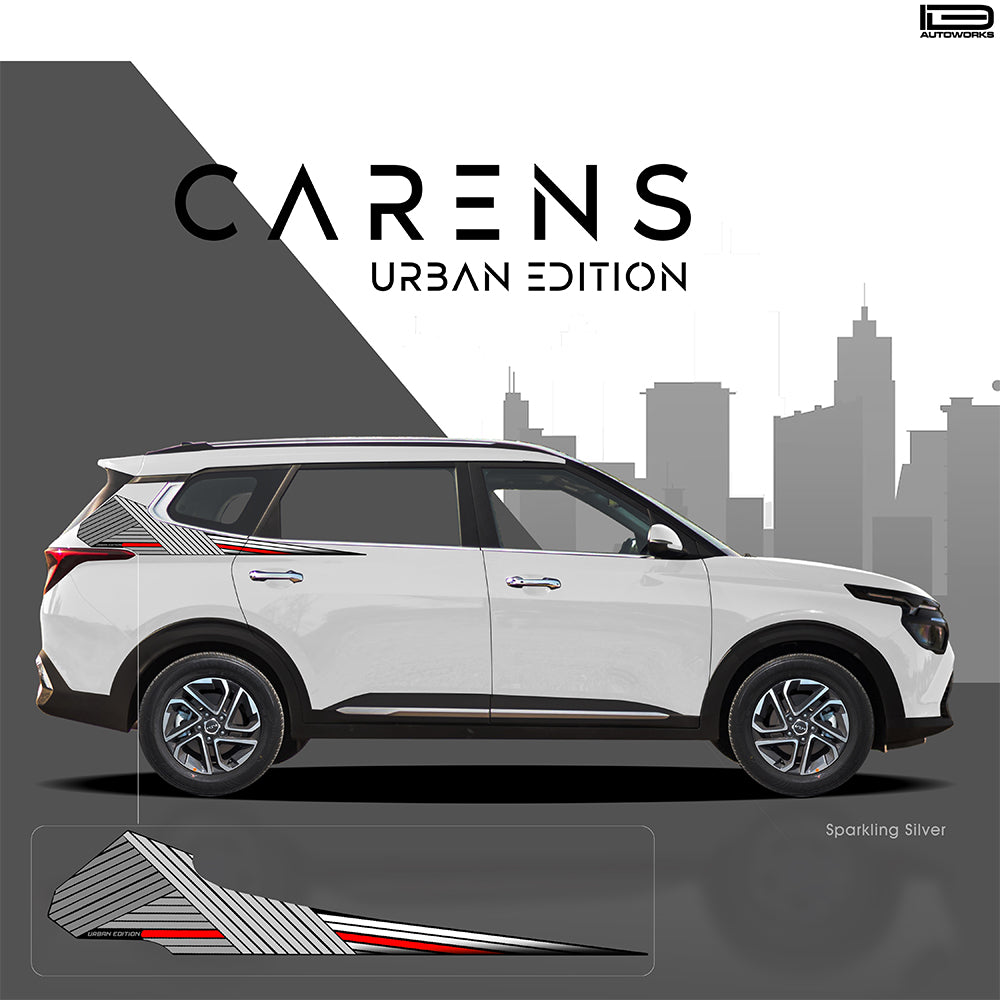 IDE GRAPHICS SERIES - Urban Edition for KIA Carens (Sparkling Silver)