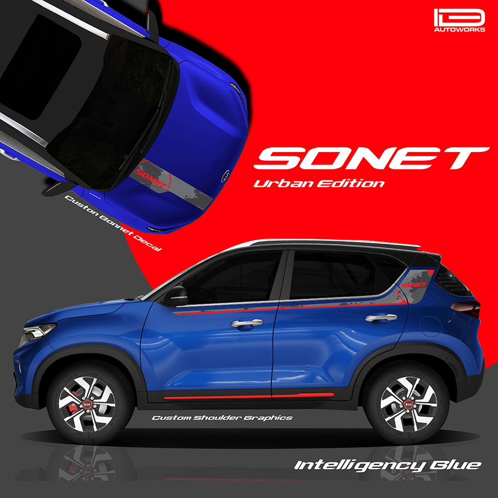 IDE GRAPHICS SERIES - Urban Edition for KIA Sonet /2020-Present (Intelligence Blue)