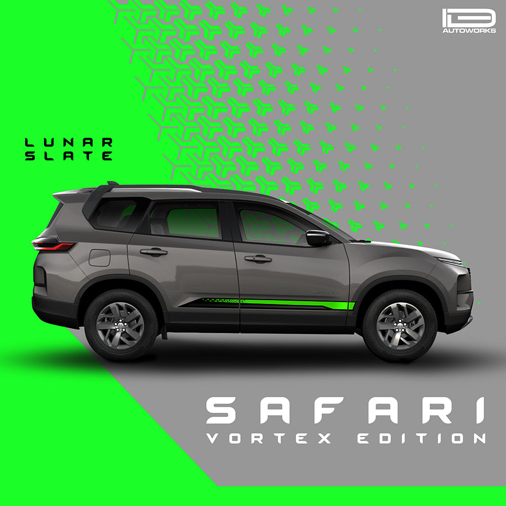 IDE GRAPHICS SERIES - Vortex Edition for Tata Safari /2021-Present (Lunar Slate)