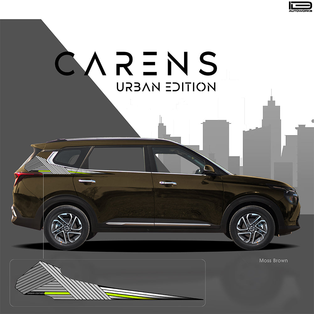 IDE GRAPHICS SERIES - Urban Edition for KIA Carens (Moss Brown)