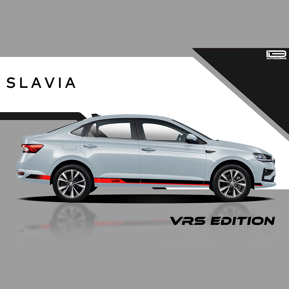 IDE GRAPHICS SERIES - VRS Edition for Skoda Slavia (Brilliant Silver)