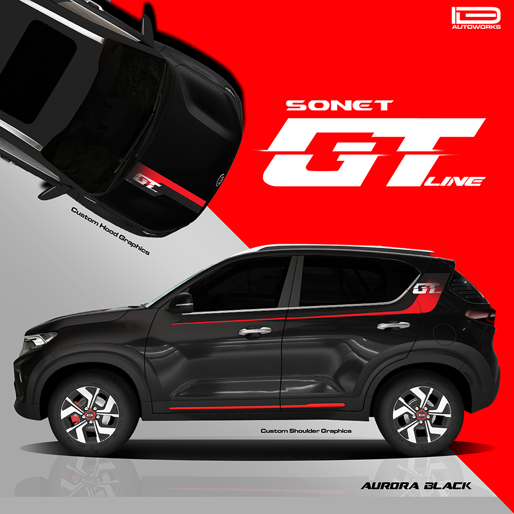 IDE GRAPHICS SERIES / GT EDITION / KIA / SONET (Aurora Pearl Black)