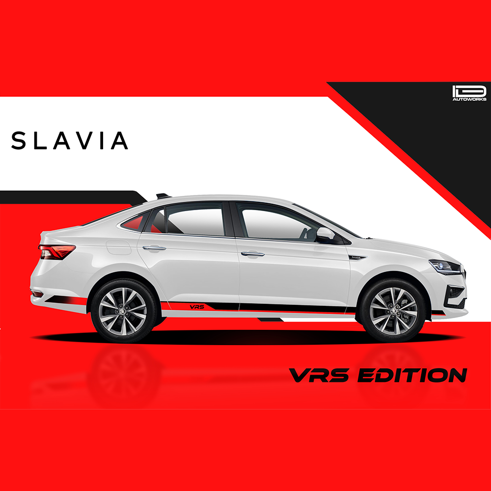 IDE GRAPHICS SERIES - VRS Edition for Skoda Slavia (Candy White)