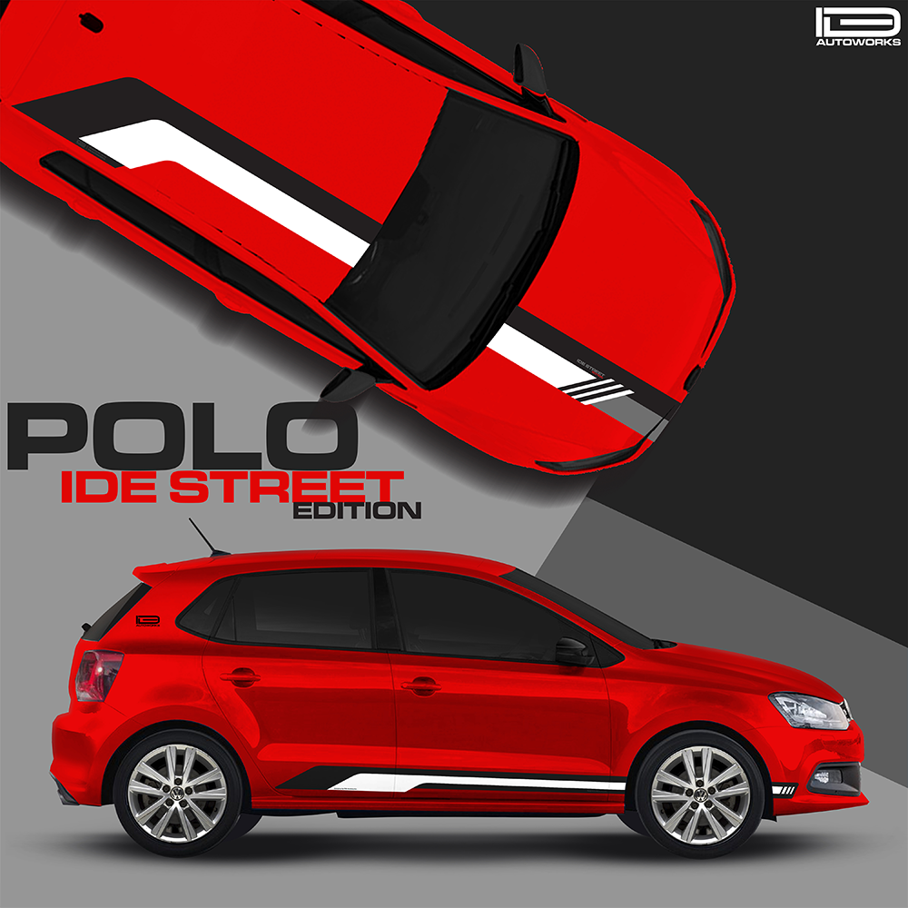 IDE GRAPHICS SERIES - Street Edition for Volkswagen Polo (Flash Red)