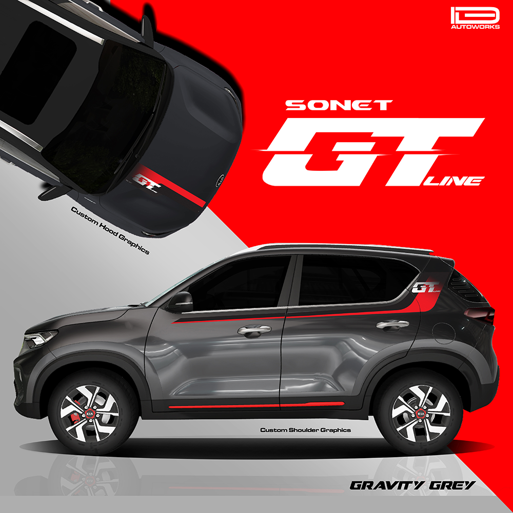 IDE GRAPHICS SERIES / GT EDITION / KIA / SONET (Gravity Grey)