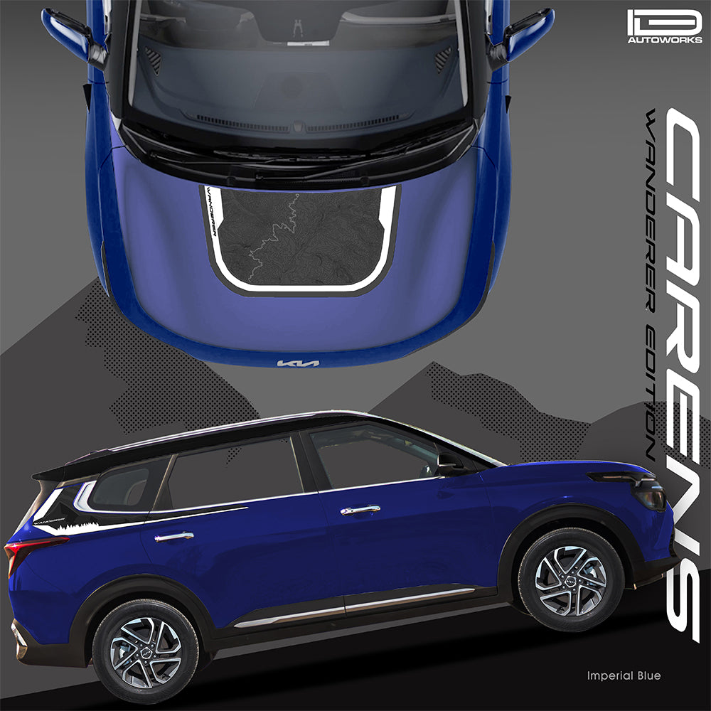 IDE GRAPHICS SERIES - Wanderer Edition for KIA Carens (Imperial Blue)