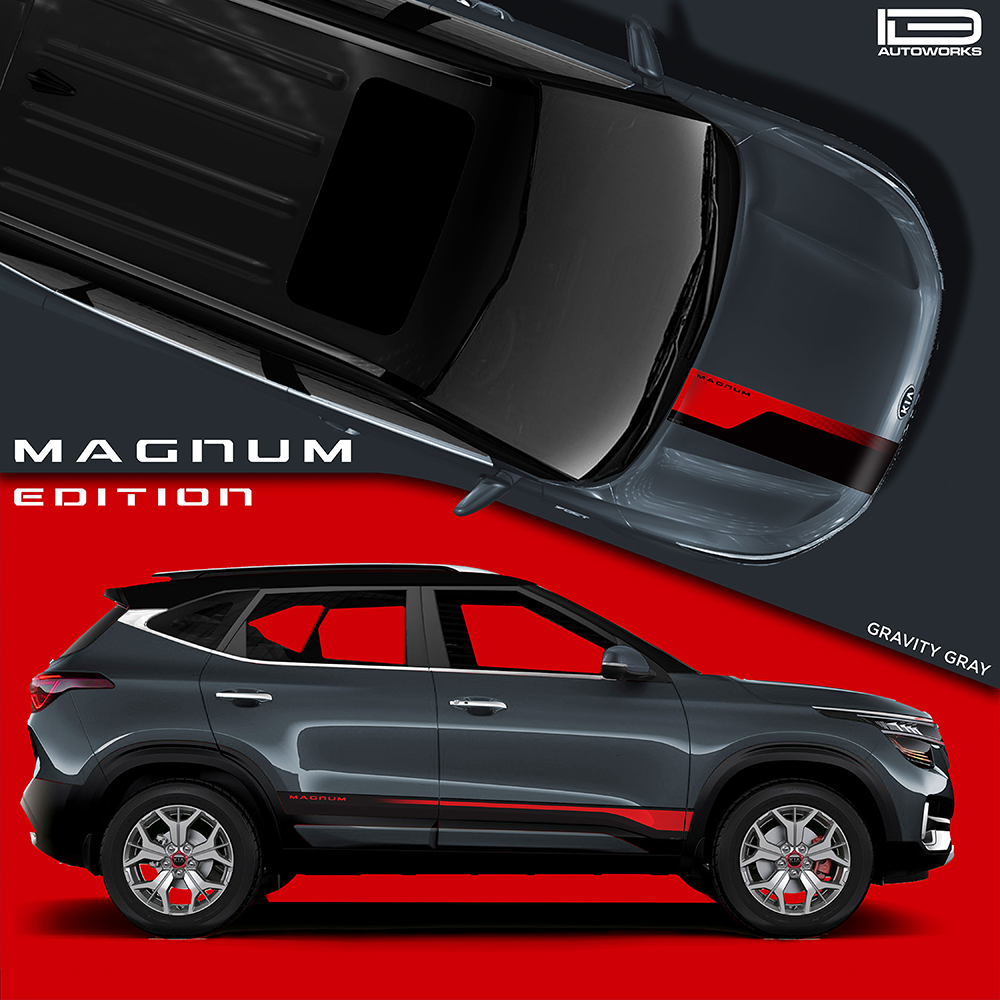 IDE GRAPHICS SERIES - Magnum Edition for KIA Seltos /2019-2023 (Gravity Grey)