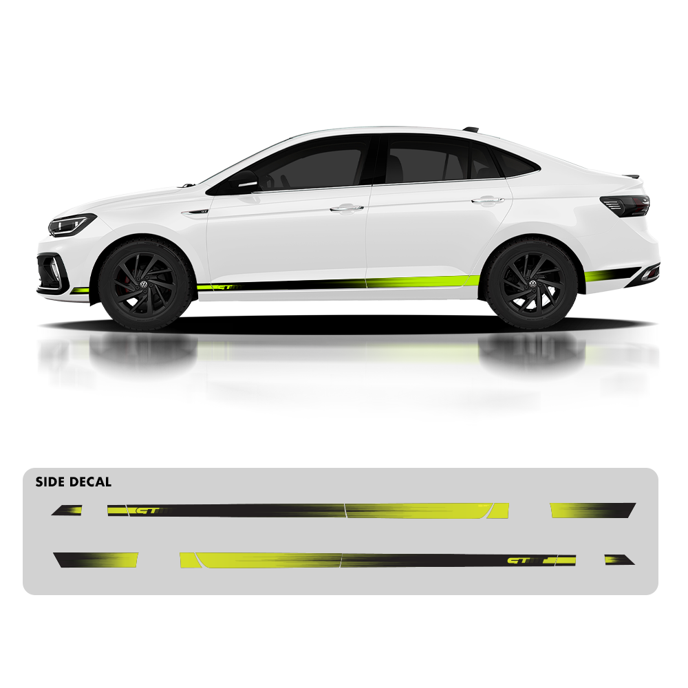 IDE GRAPHICS SERIES - GT Edition Version 2 for Volkswagen Virtus (Candy White)