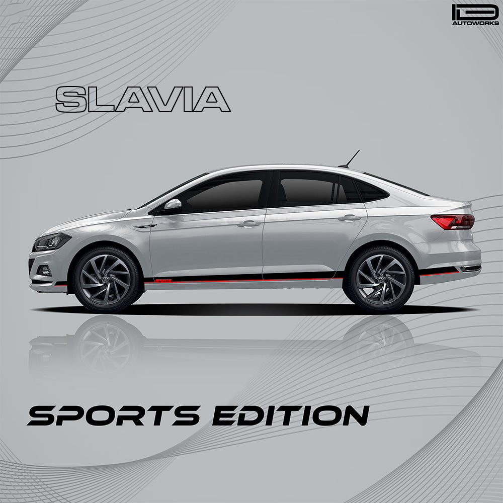 IDE GRAPHICS SERIES - Sports Edition for Skoda Slavia (Brilliant silver)