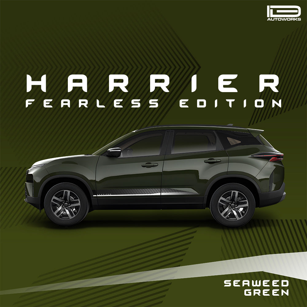 IDE GRAPHICS SERIES - Fearless Edition for Tata Harrier (Seaweed Green)