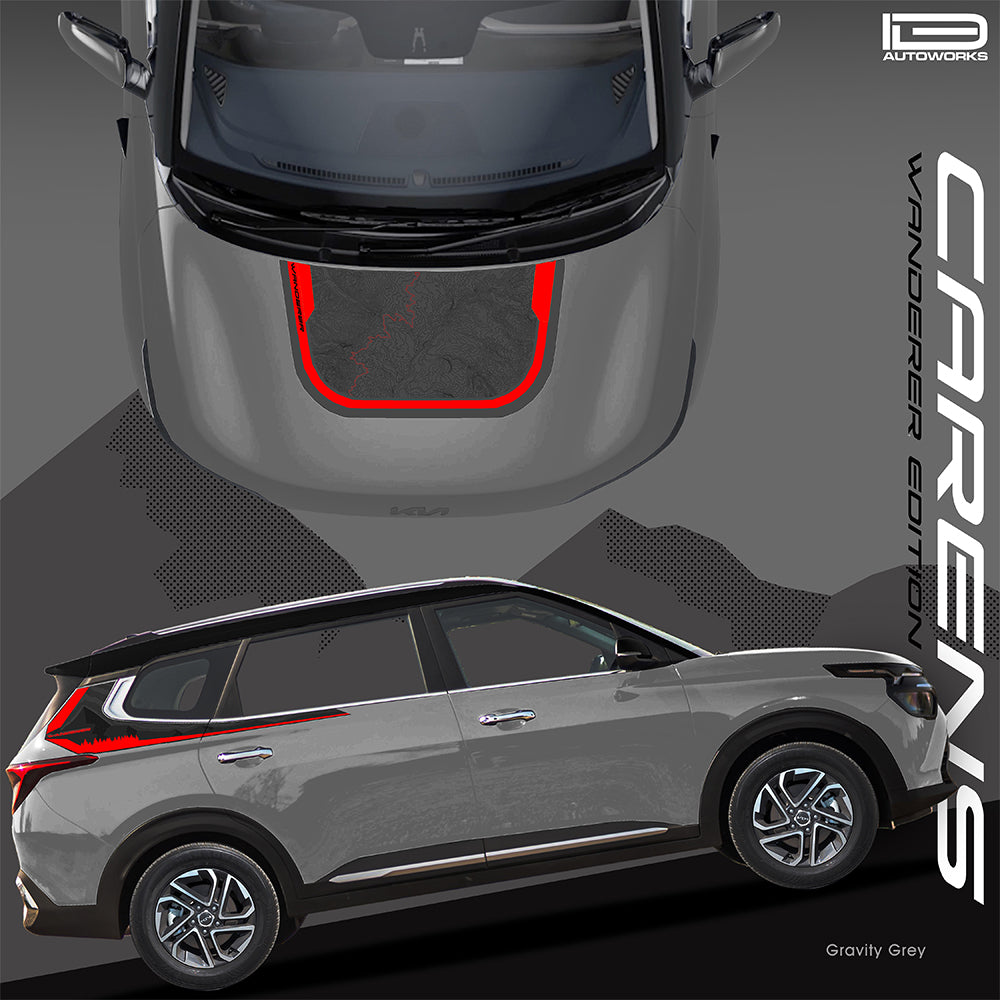 IDE GRAPHICS SERIES - Wanderer Edition for KIA Carens (Gravity Grey)