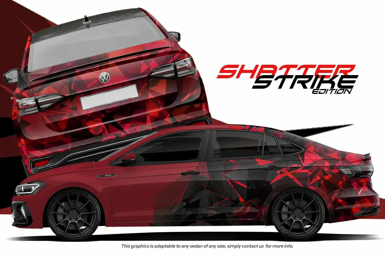Volskwagen Virtus Shatter Strike Edition car Graphics 