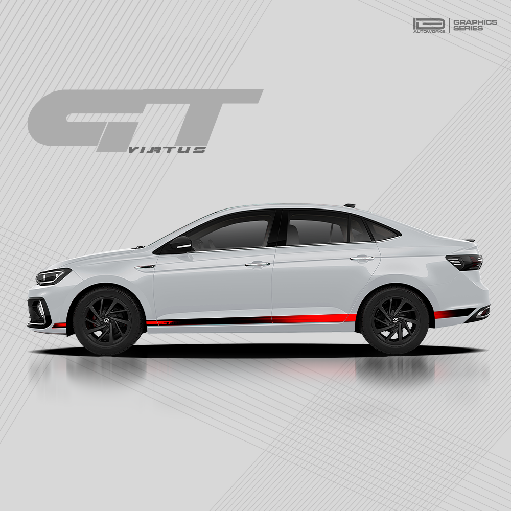 IDE GRAPHICS SERIES - GT Edition Version 2 for Volkswagen Virtus (Reflex Silver)