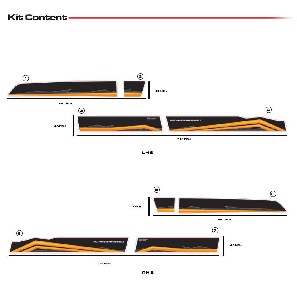 IDE GRAPHICS SERIES - Trailblazer Edition for Mahindra THAR /2020-Present (Aquamarine)