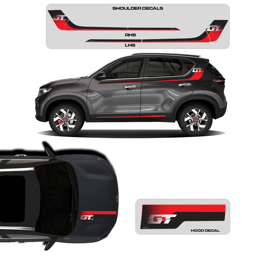 IDE GRAPHICS SERIES / GT EDITION / KIA / SONET (Steel Silver)