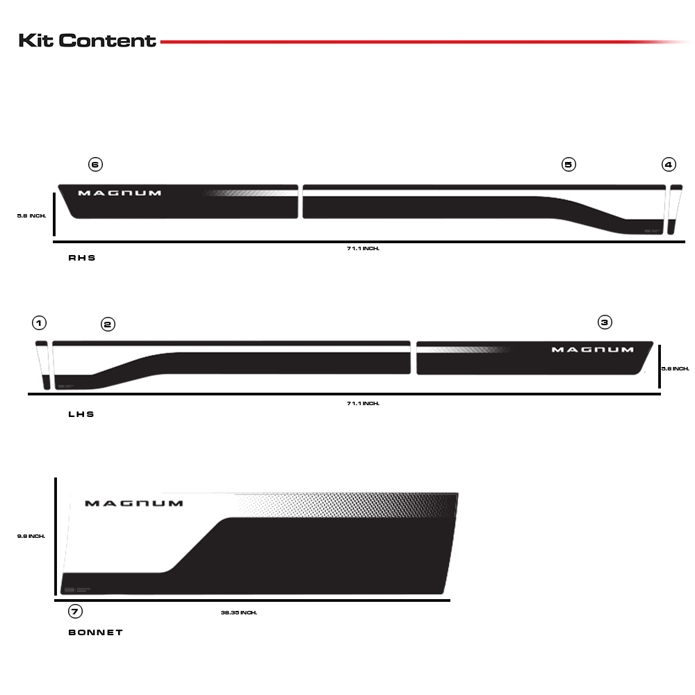 IDE GRAPHICS SERIES - Magnum Edition for KIA Seltos /2019-2023 (Punchy Orange)