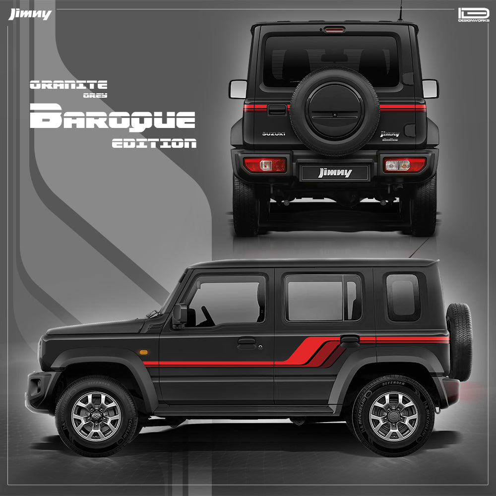 IDE GRAPHICS SERIES - Baroque Edition for Maruti Suzuki Jimny (Granite Gray)