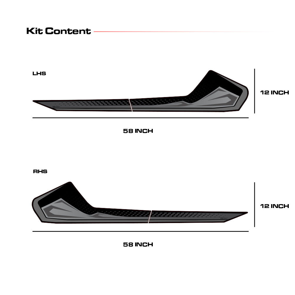 IDE GRAPHICS SERIES - Terrain Edition for Tata Safari /2021-Present (Cosmic Gold)