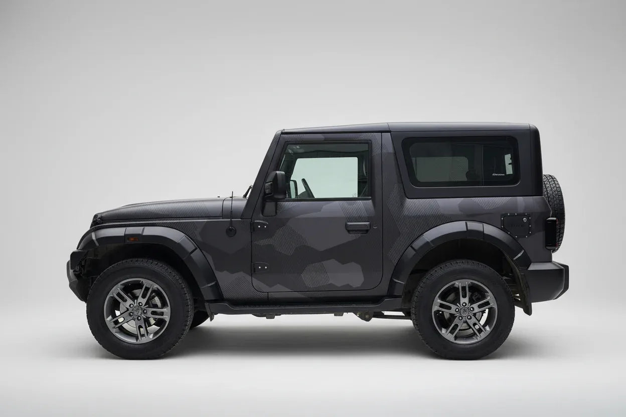Camo Edition Graphics for Mahindra Thar black