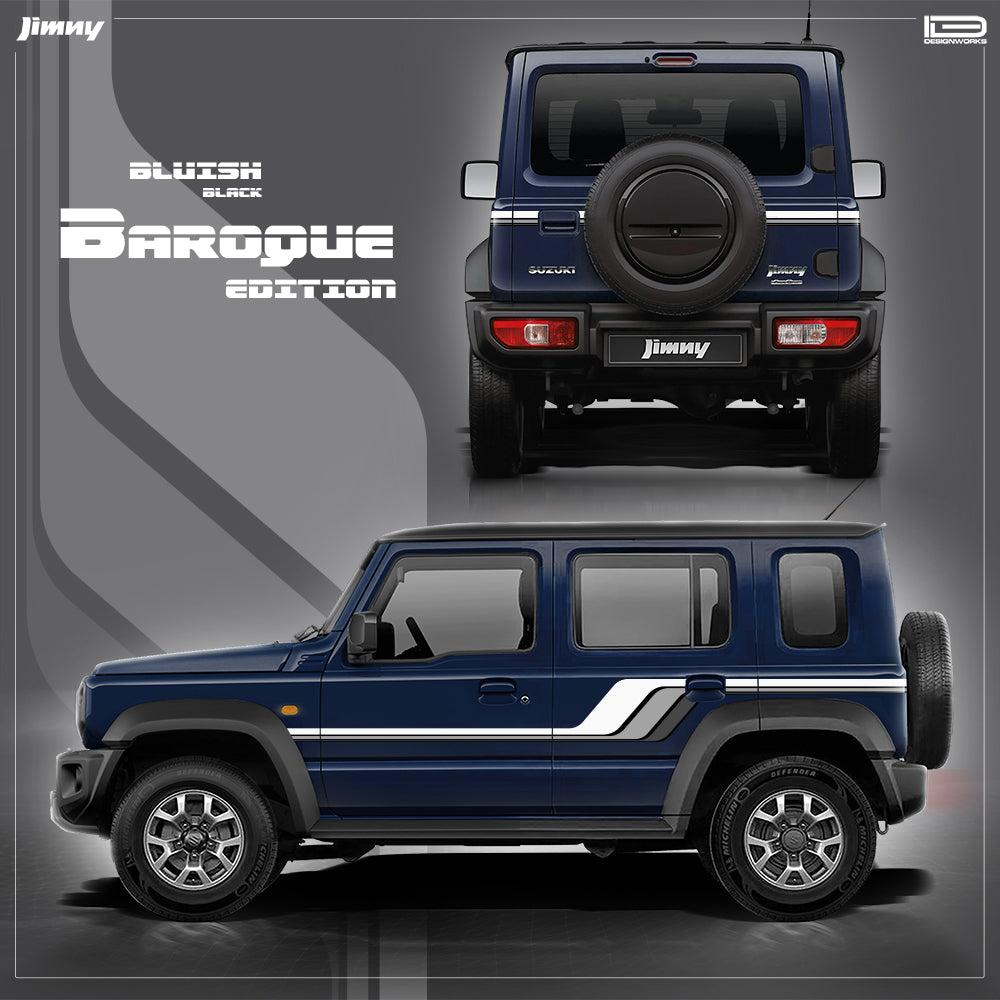 IDE GRAPHICS SERIES - Baroque Edition for Maruti Suzuki Jimny (Bluish Black)