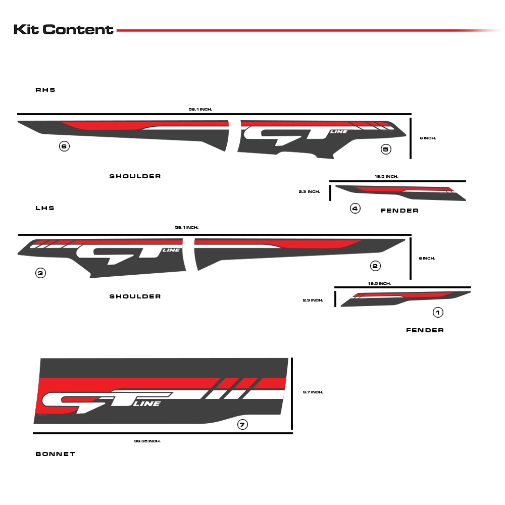 IDE GRAPHICS SERIES / GT EDITION / KIA / SELTOS (Steel Silver)