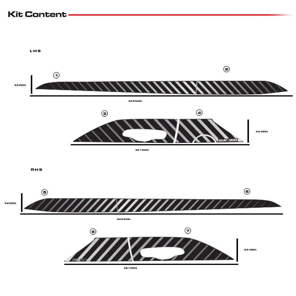 Energetic Edition Graphics for Mahindra XUV 300