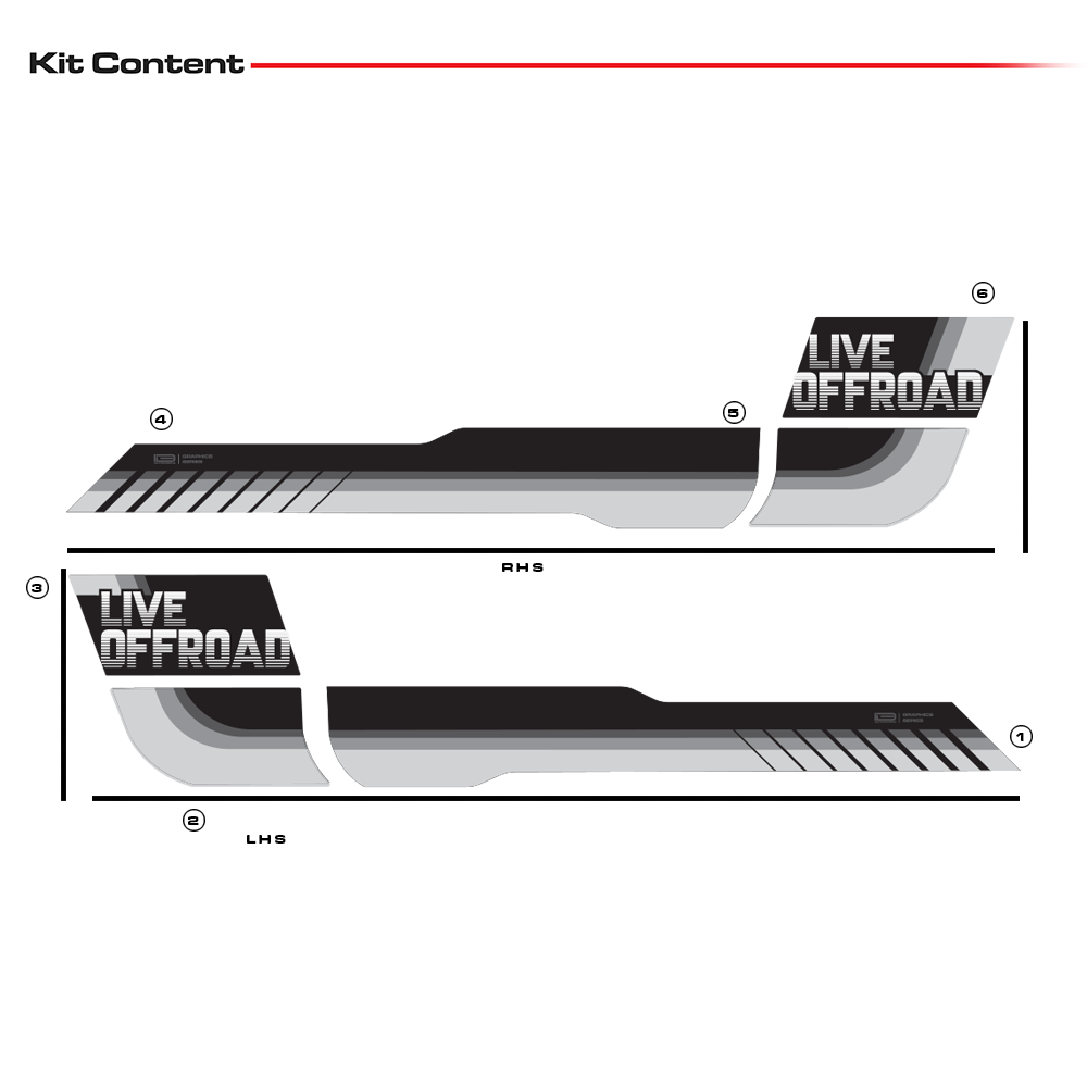 IDE GRAPHICS SERIES - Classic Edition for Mahindra THAR /2020-Present (Rage Red)