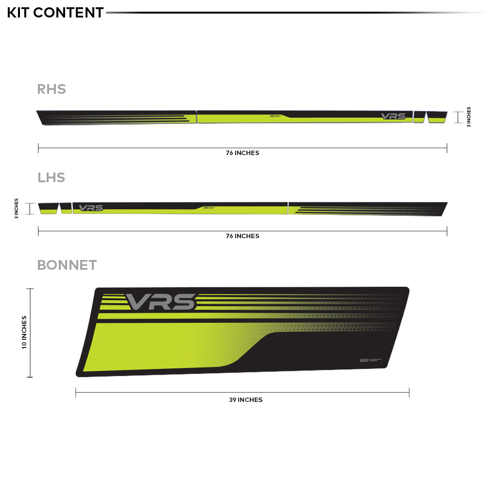 IDE GRAPHICS SERIES - VRS Edition for Skoda Kushaq (Carbon Steel)