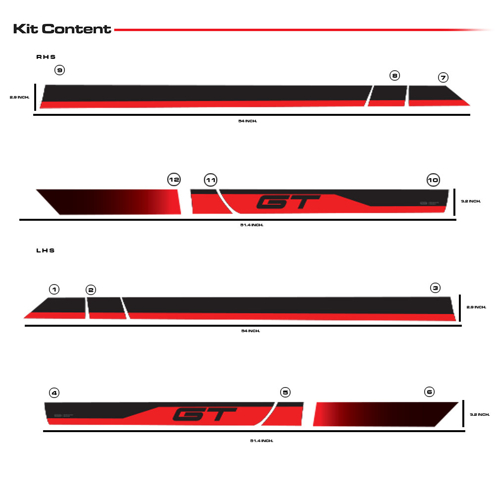 IDE GRAPHICS SERIES - GT Edition for Volkswagen Virtus (Reflex Silver)