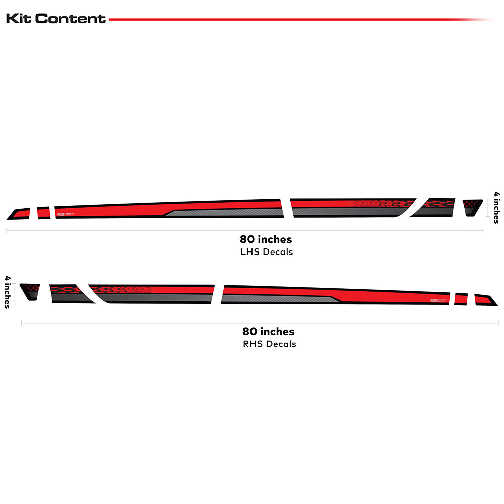 IDE GRAPHICS SERIES - Vortex Edition for Tata Altroz (Avenue White)