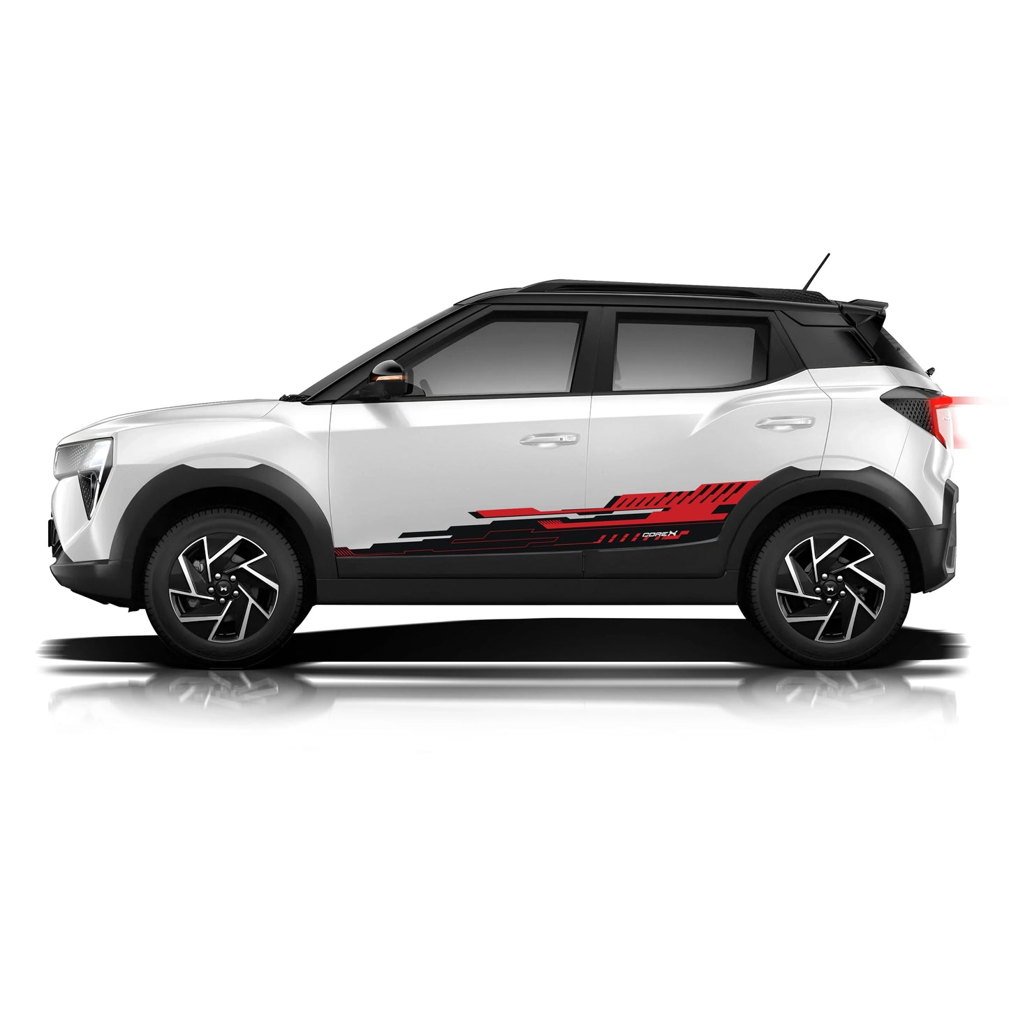 CoreX Edition Car Graphics for Mahindra 3XO White